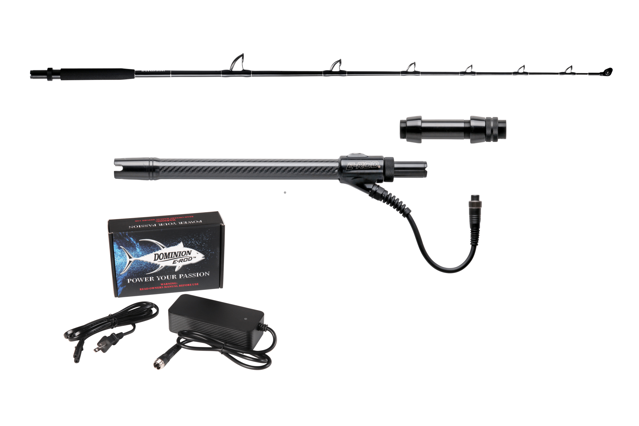 bottom mount reel fishing rod E-Rod® HD Straight Butt Rod 40–80 lb