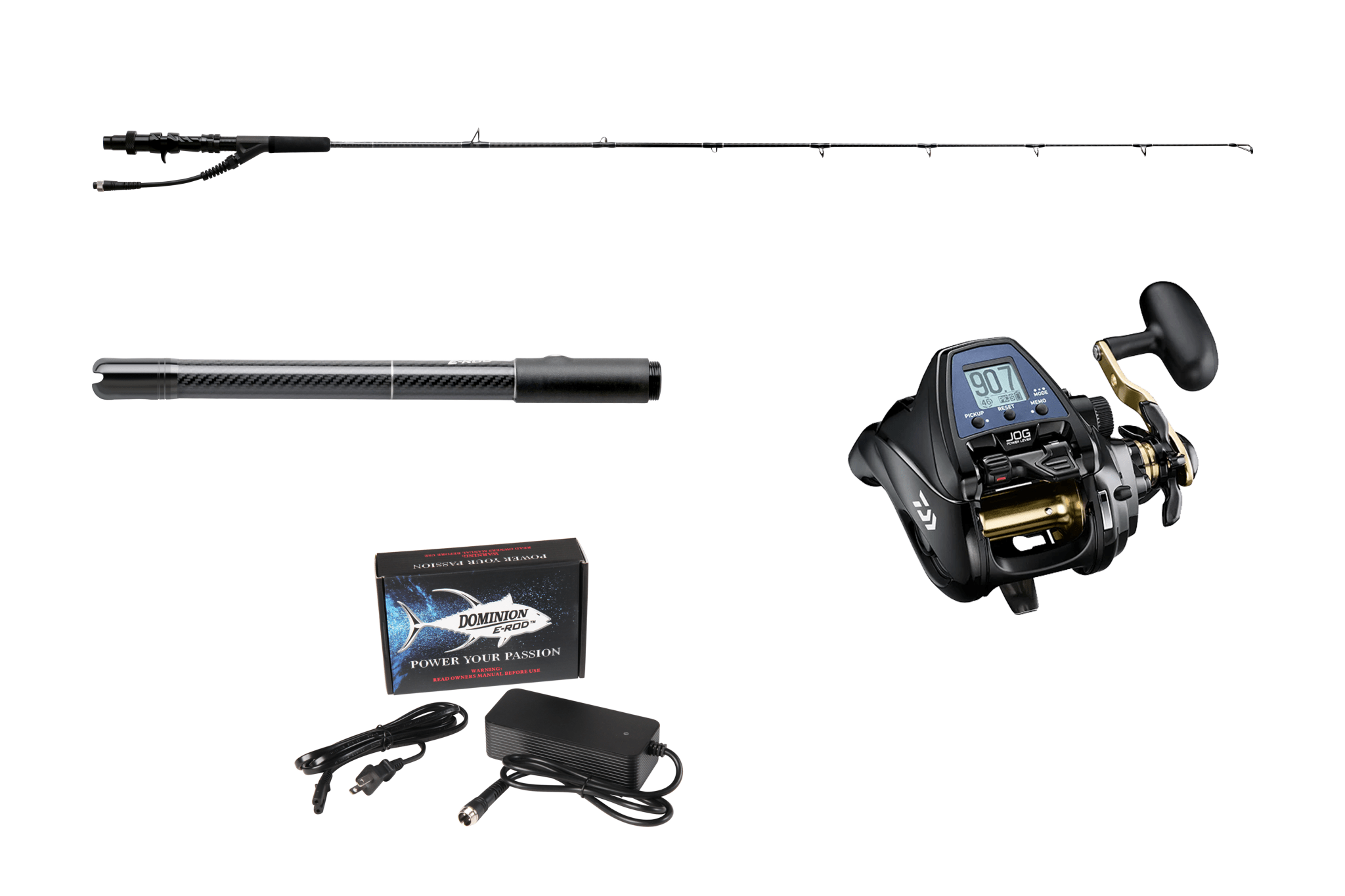 E-Rod® Elite and Reel Package - Dominion Rods