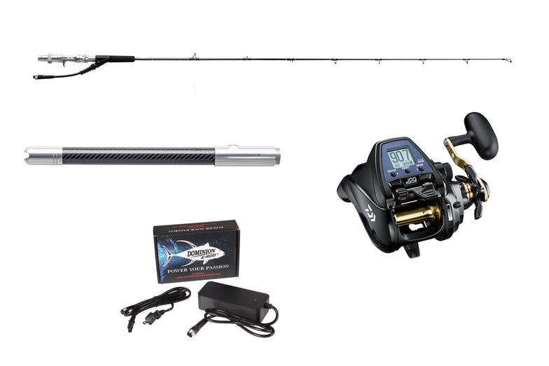 ezgo 200 fishing rod and reel Mavllos Saltwater Jigging for Boat Fishing,Brake Force 27kg MAVLLOS Rod Gulf Coast combo pairs Dominions bottom fishing rod with the Daiwa Tanacom S500J reel and J Abu Garcia Black Max EZ