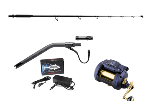 E - Rod® HD Bent Butt Rod (65 - 100 lb) and Reel Package - Dominion Rods