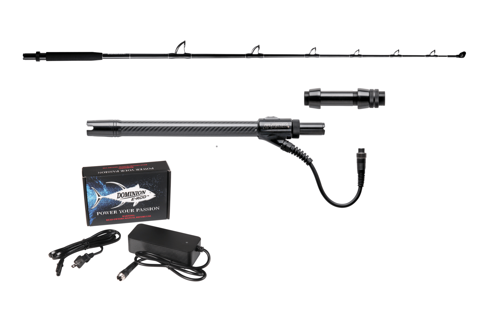 computerized fishing pole E-Rod® HD Straight Butt Rod 40–80 lb