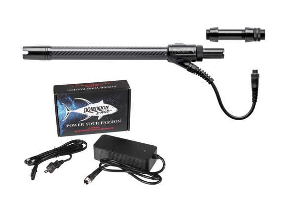 electrical fishing pole Dominion E-Rod HD Straight Butt With Aftco Reel Seats