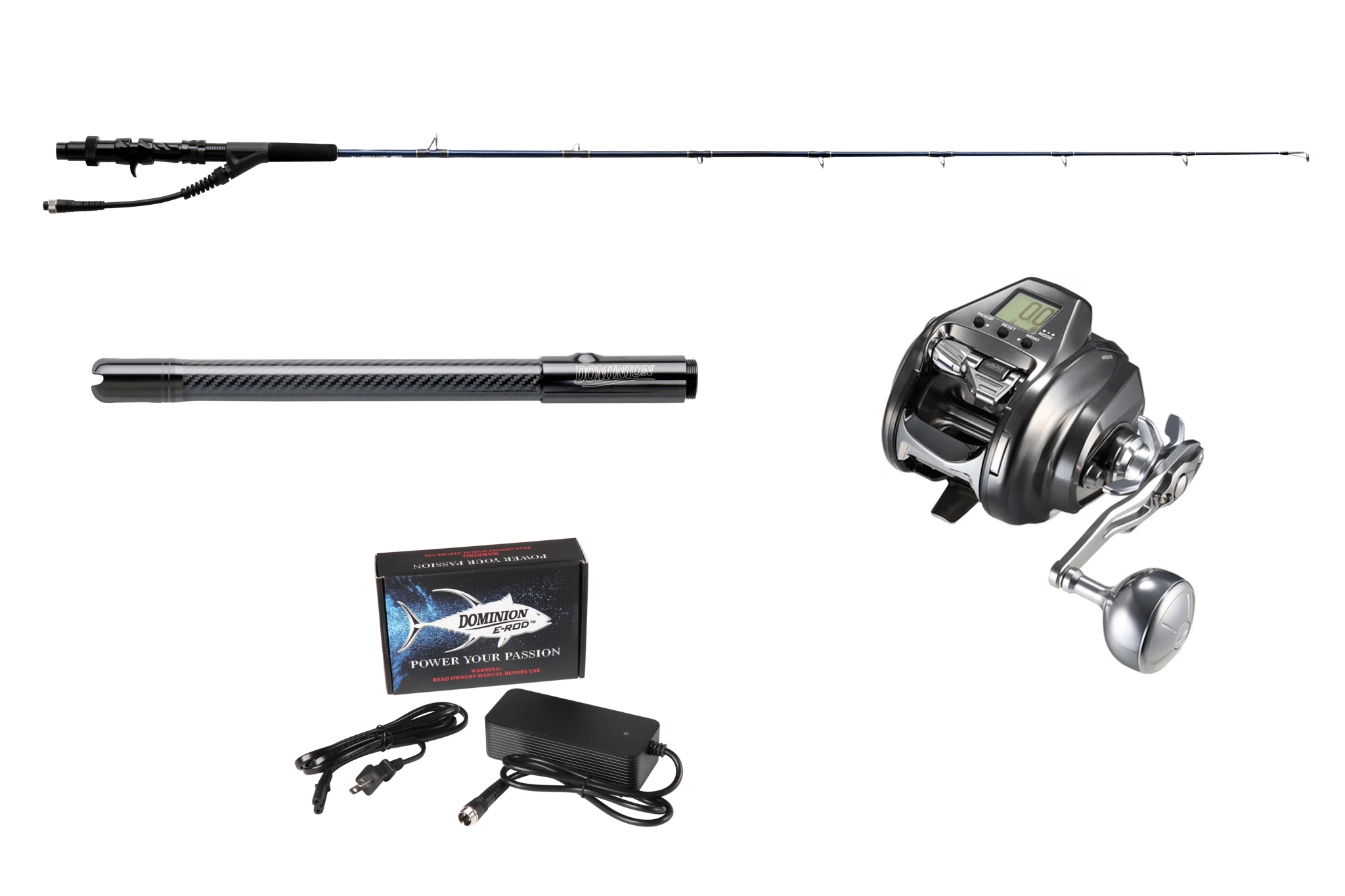 E-Rod® Patriot and Reel Package - Dominion Rods