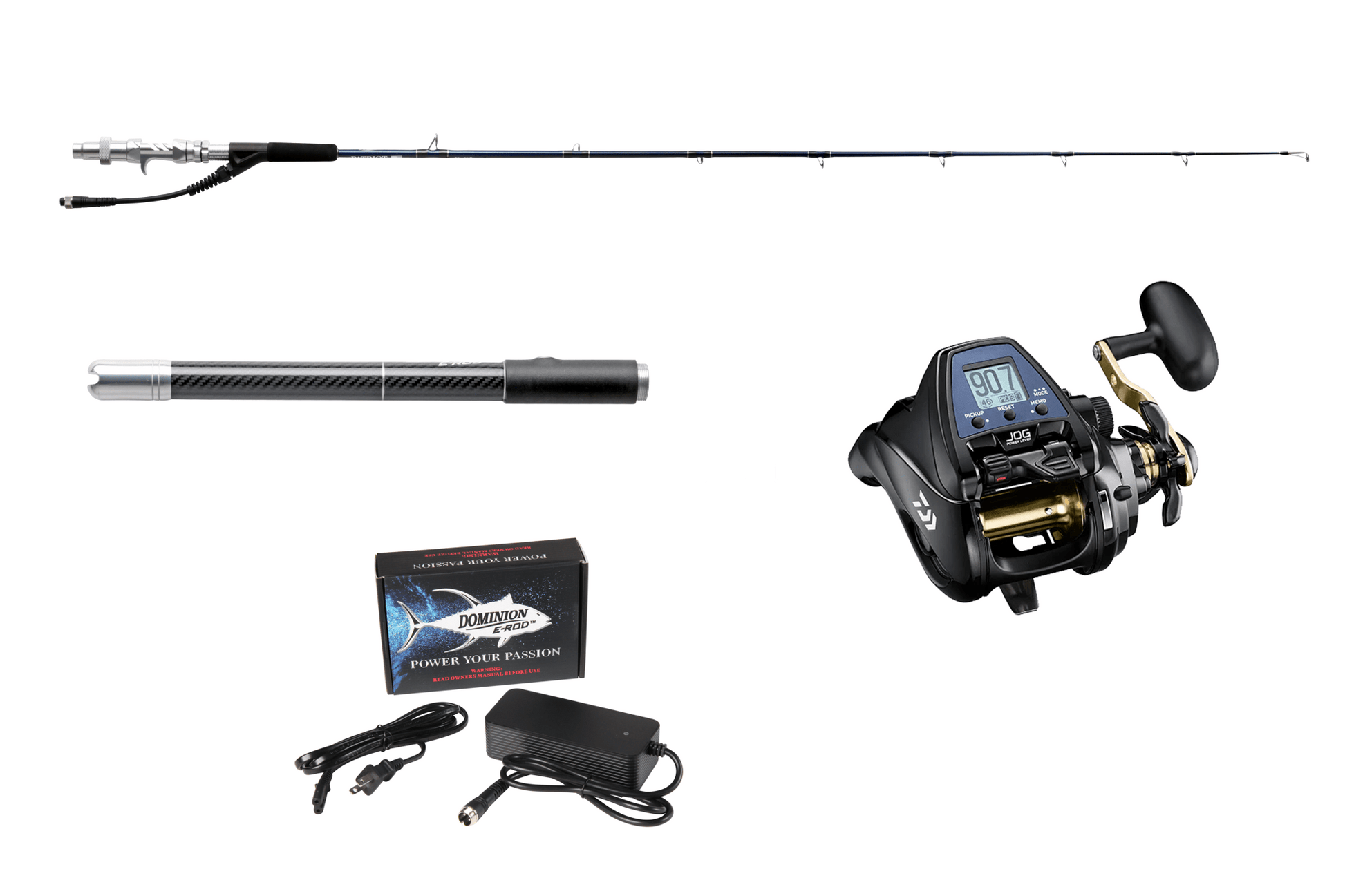 E - Rod Patriot & Reel Combo - Dominion Rods